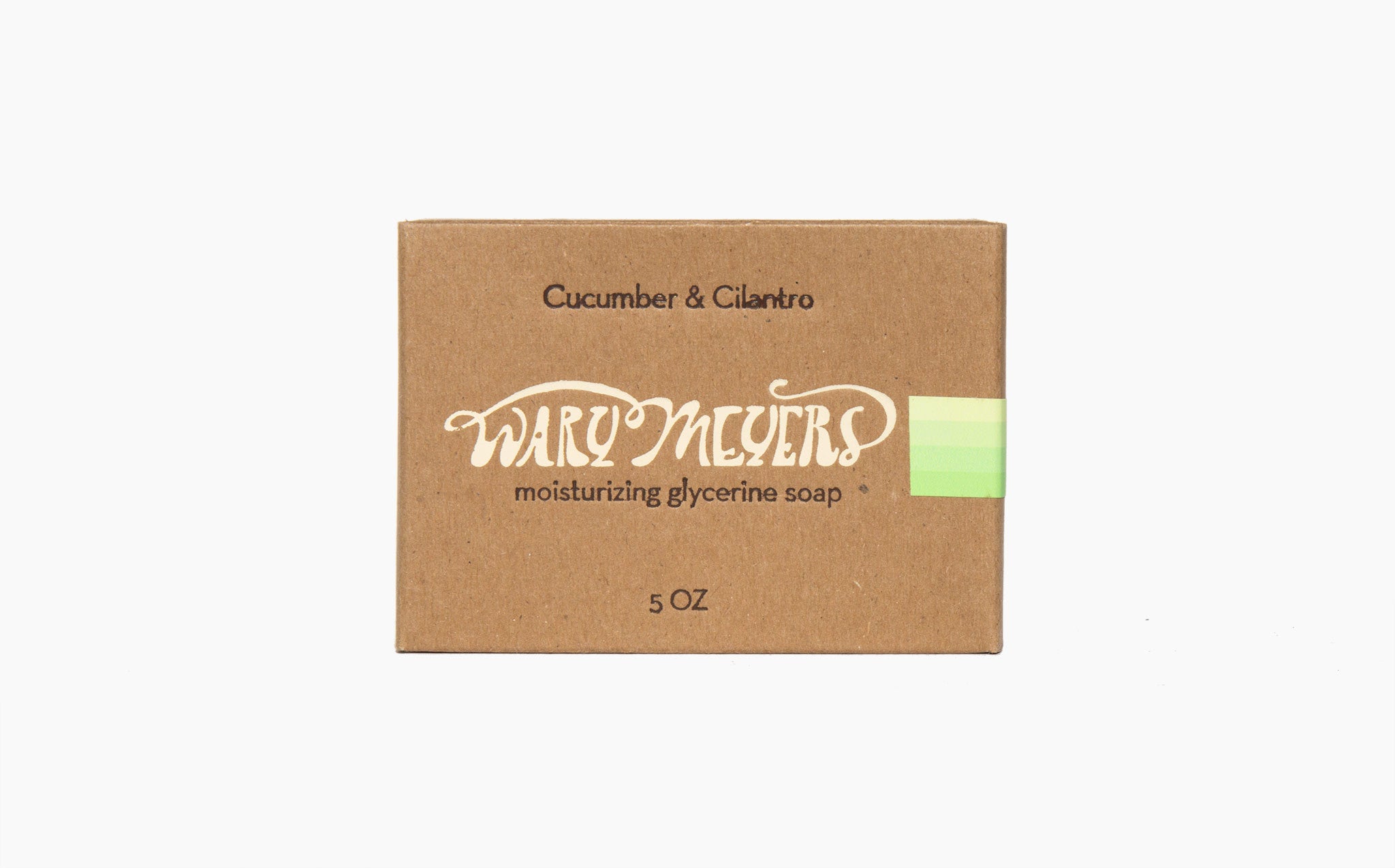 Wary Meyers Cucumber + Cilantro Glycerine Soap