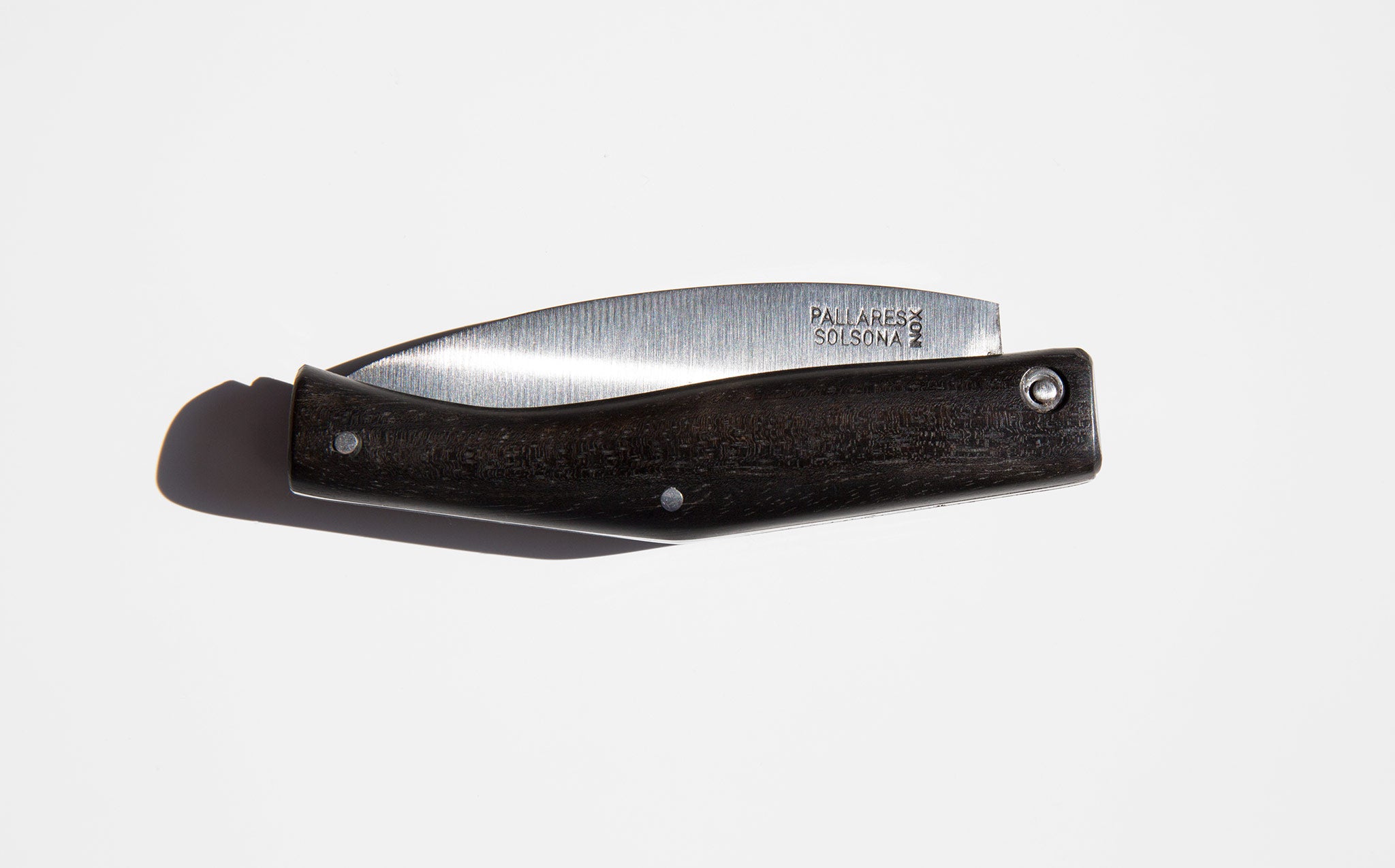 Pallarés Solsona Ebony Wood Pocket Knife