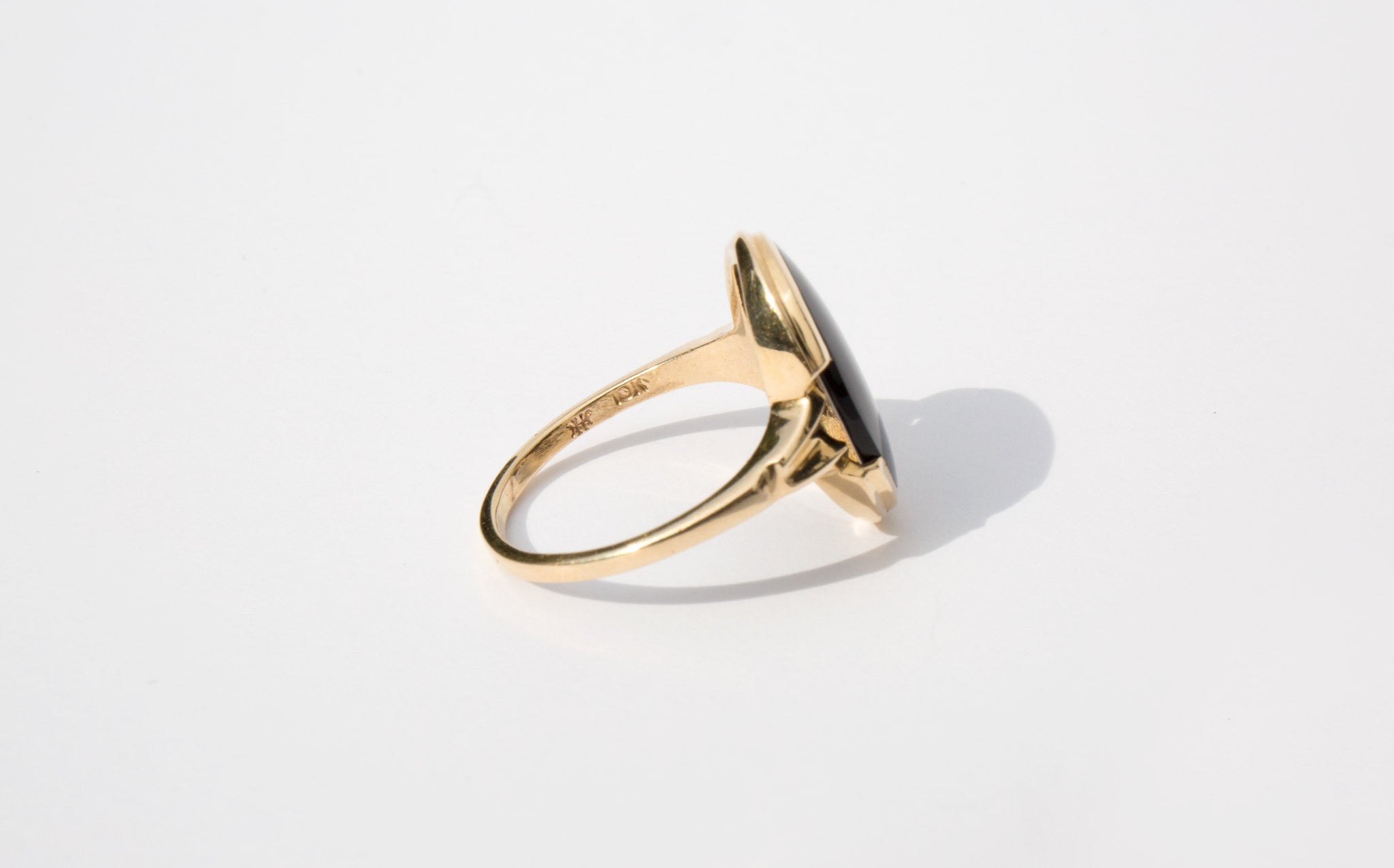 Gold and Onyx Ring