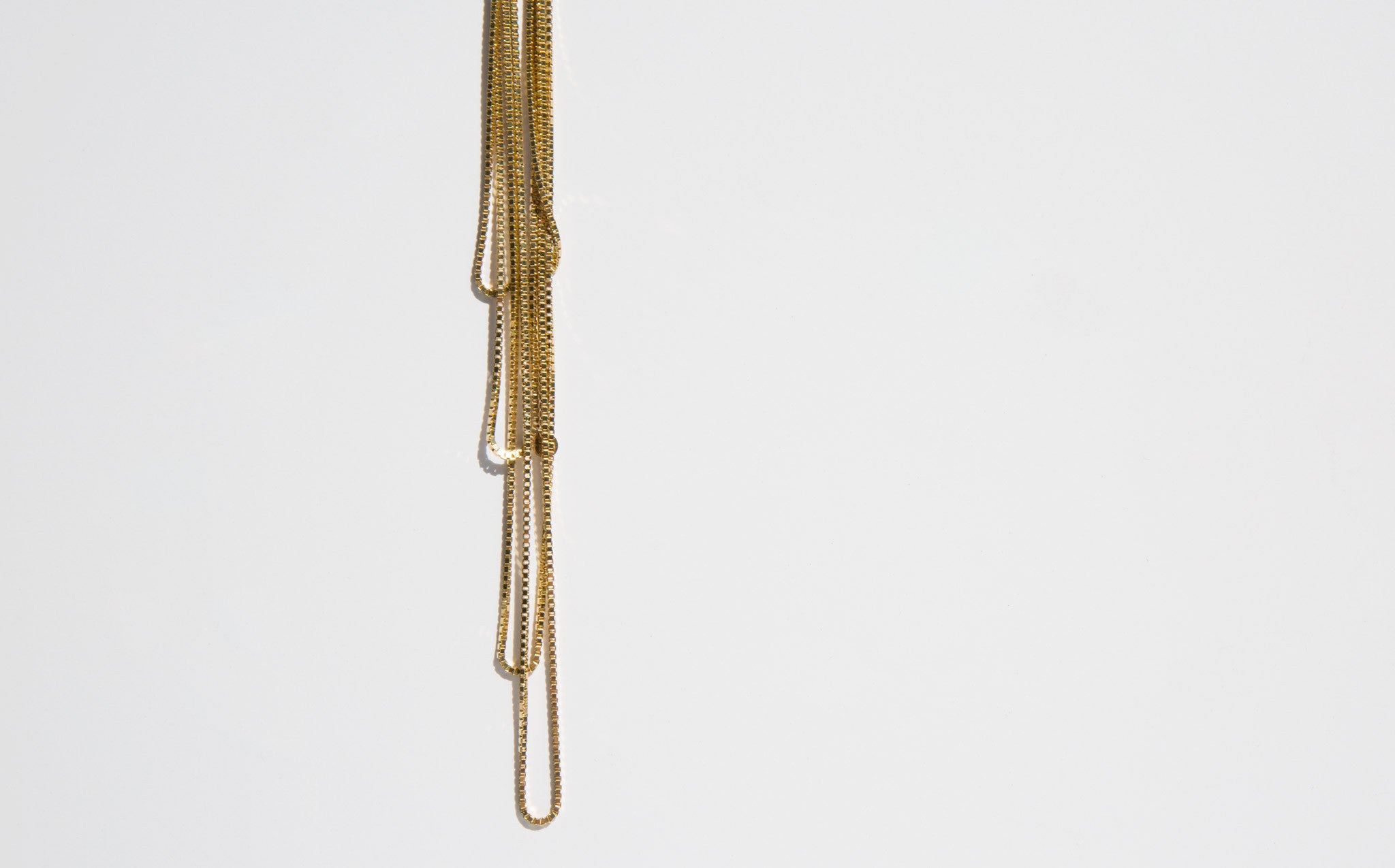 Saskia Diez Very Long Gold Loop Necklace