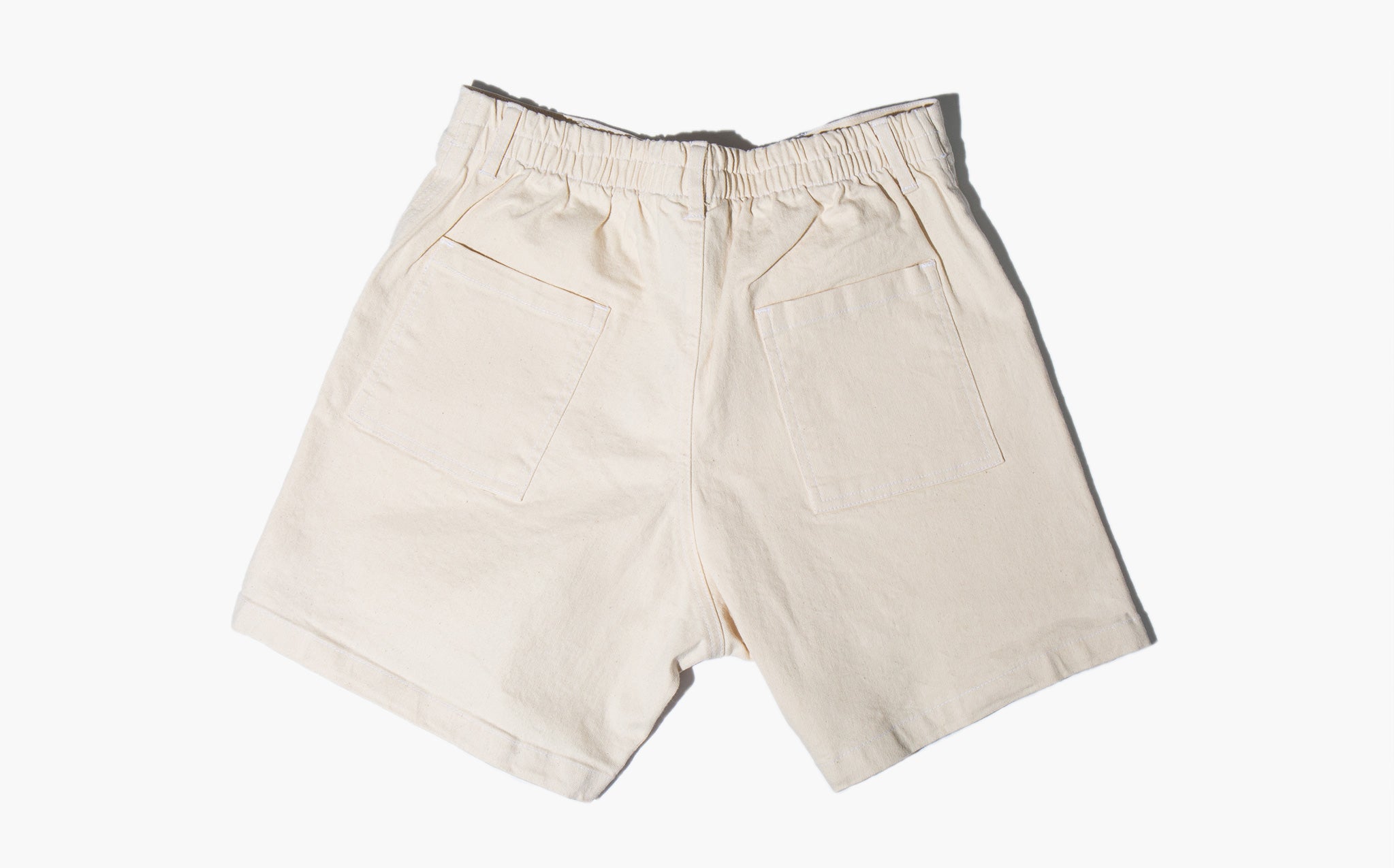 Jungmaven Washed White Venice Shorts