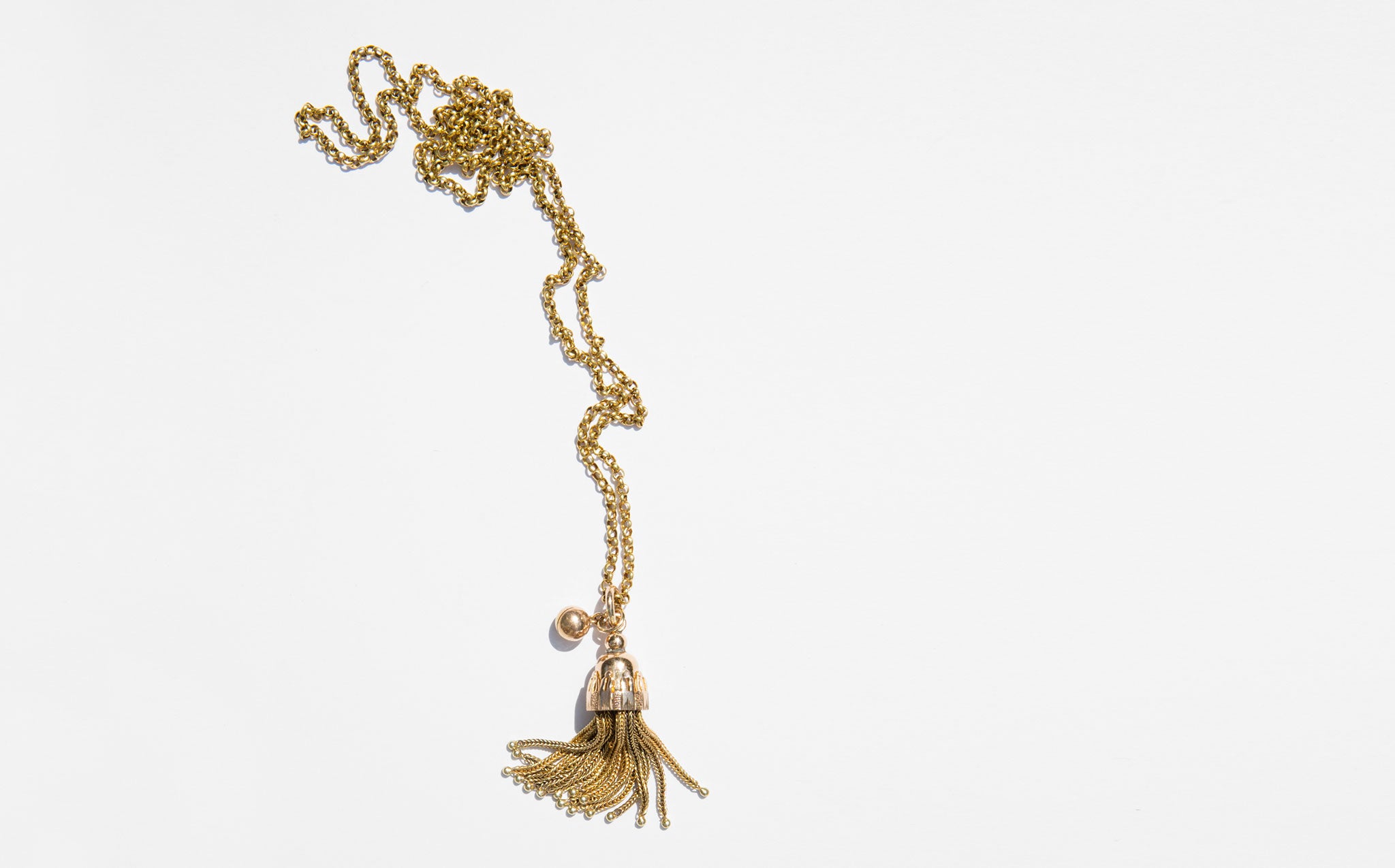 Golden Tassel Necklace