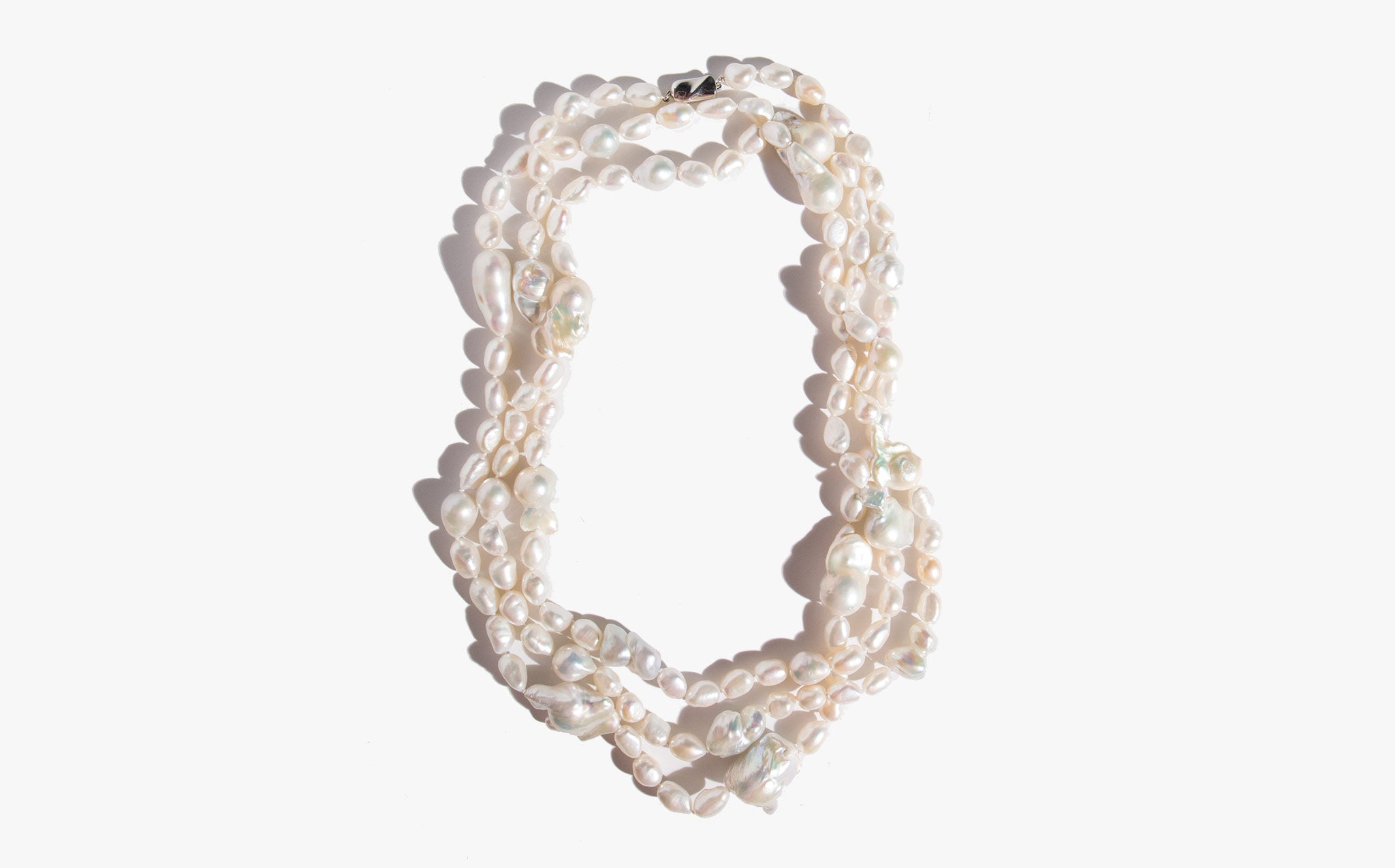 Extra Long Natural Freshwater Pearls