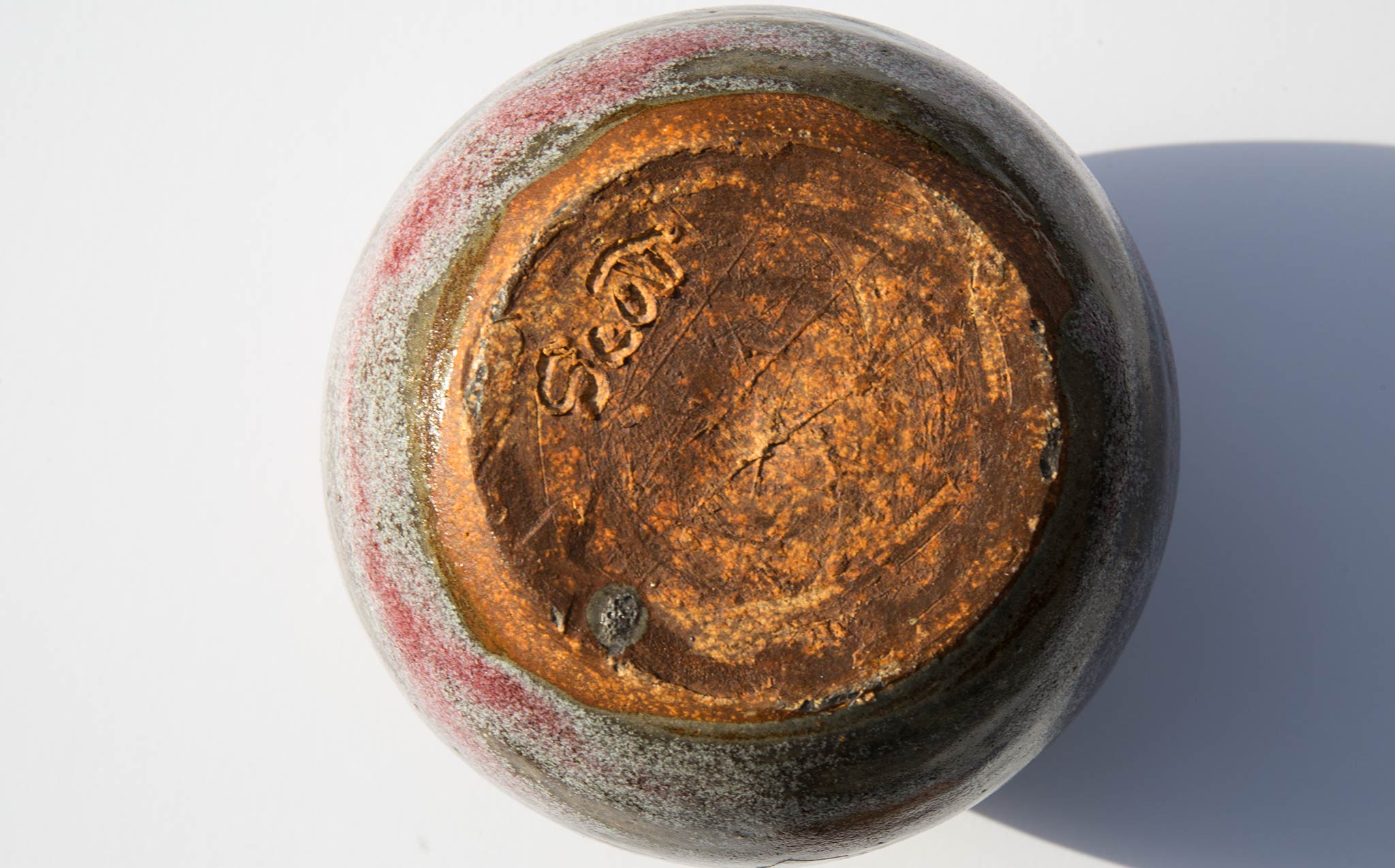Rustic Blush Pottery Jar