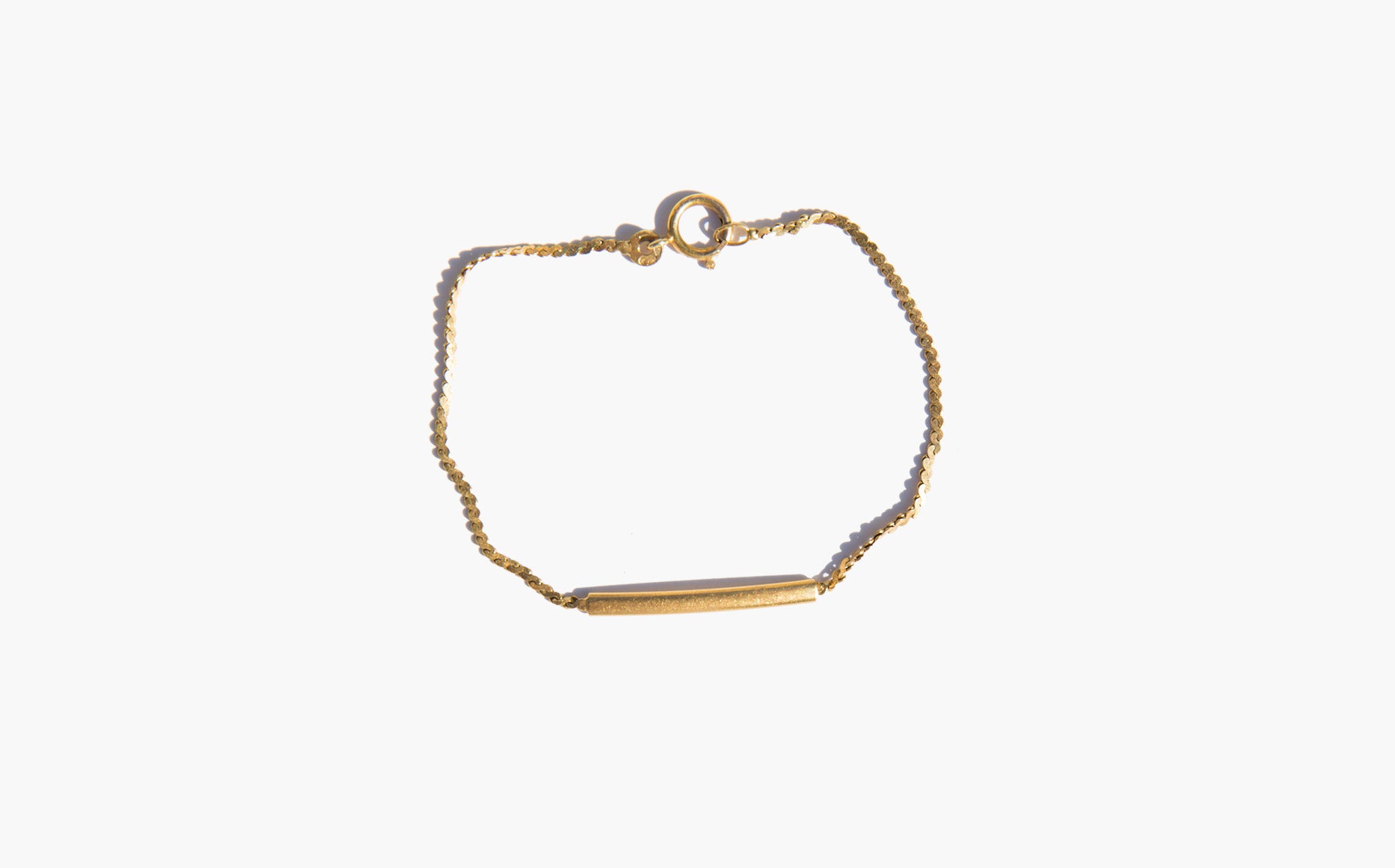 Gold Bar Bracelet