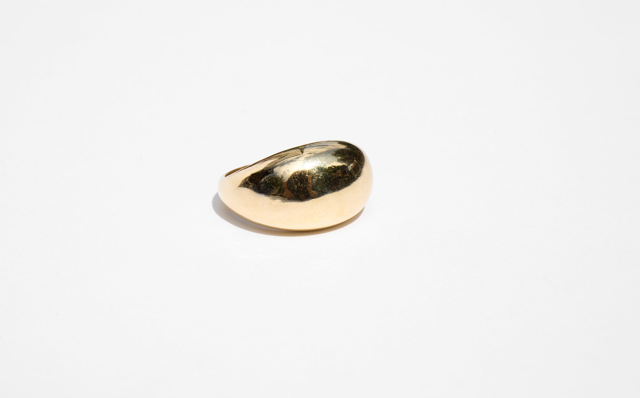 Vaulted Gold Ring