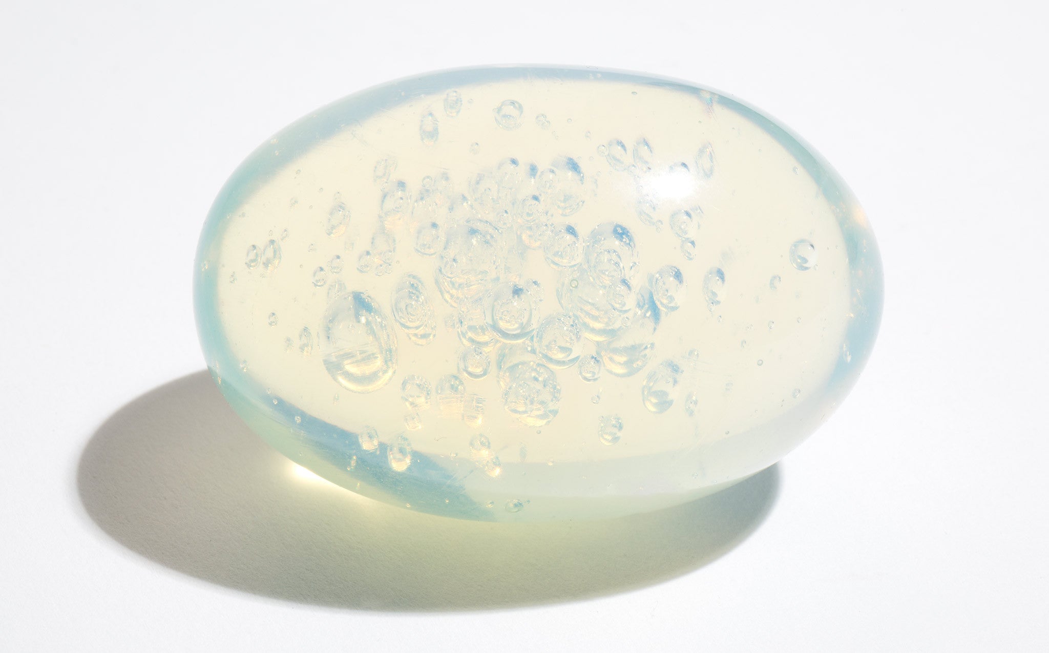 Iridescent Bubble Glass Egg