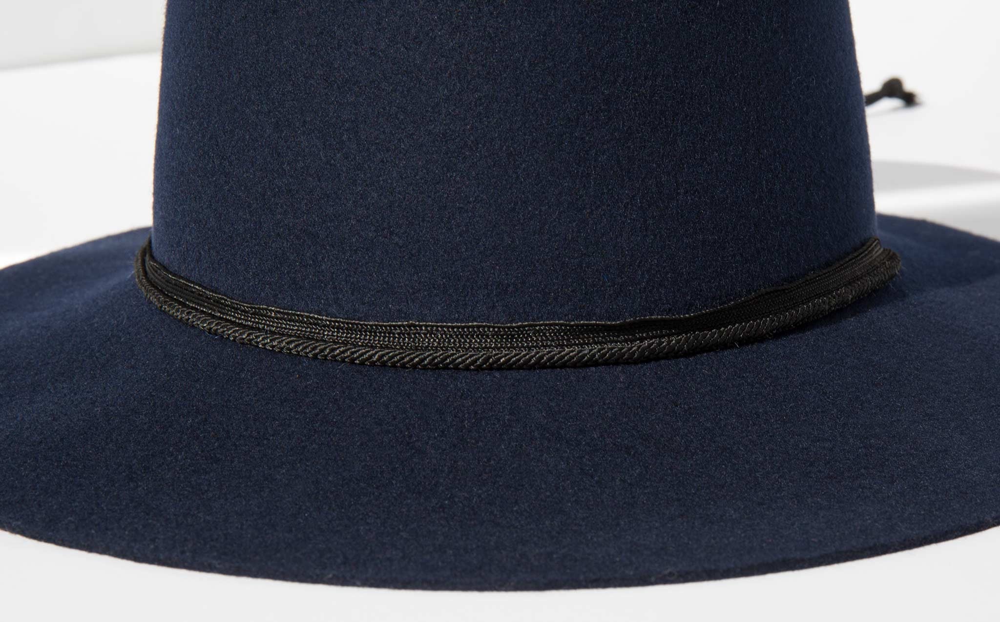 Clyde Navy Wool Gaucho Hat