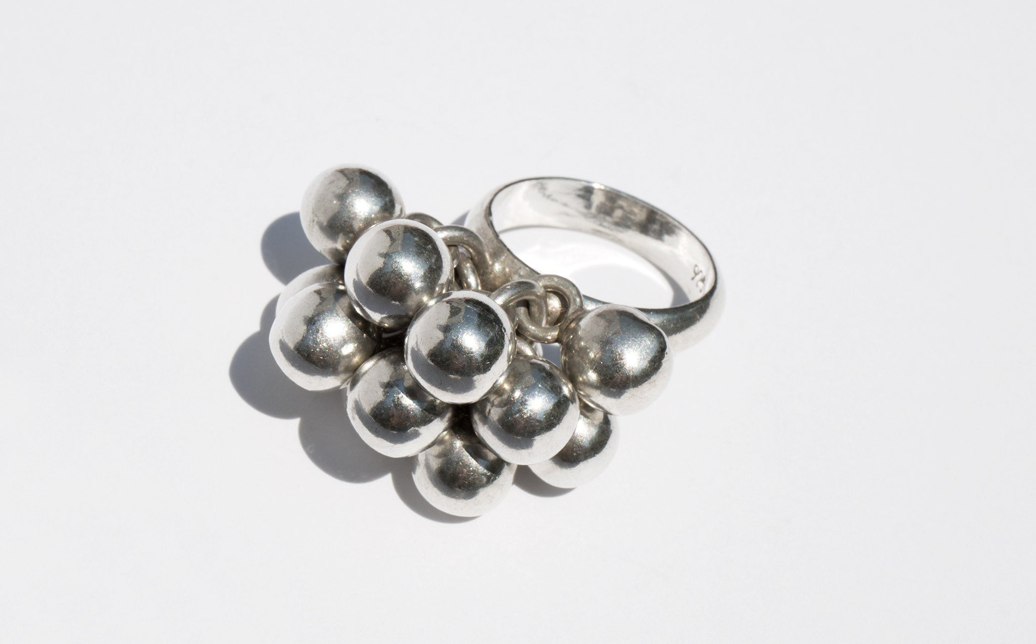 Sterling Silver Bauble Ring