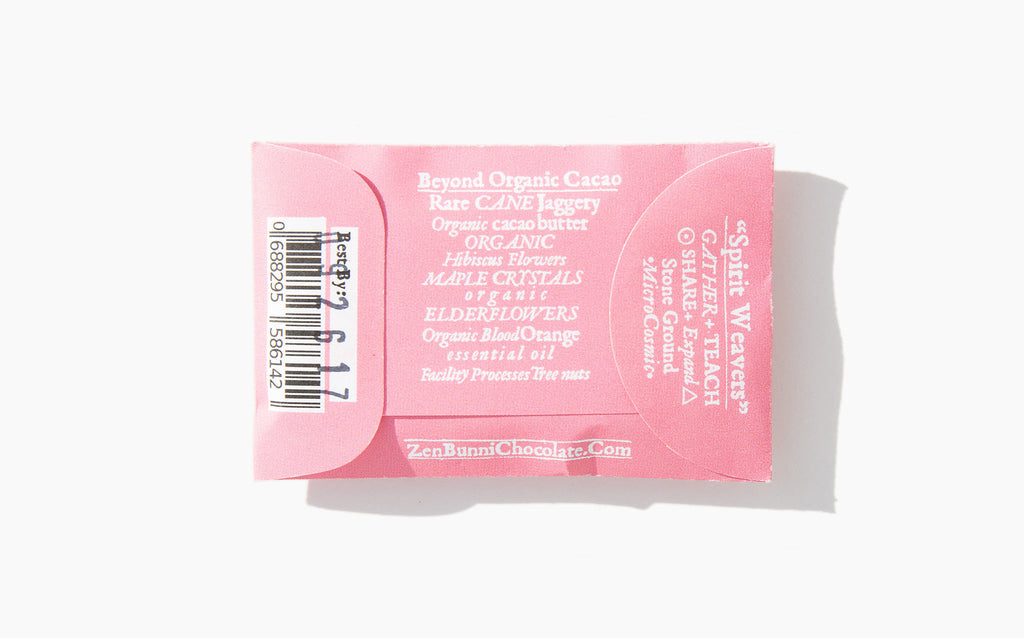 Zenbunni Biodynamic Chocolates Kindred Black