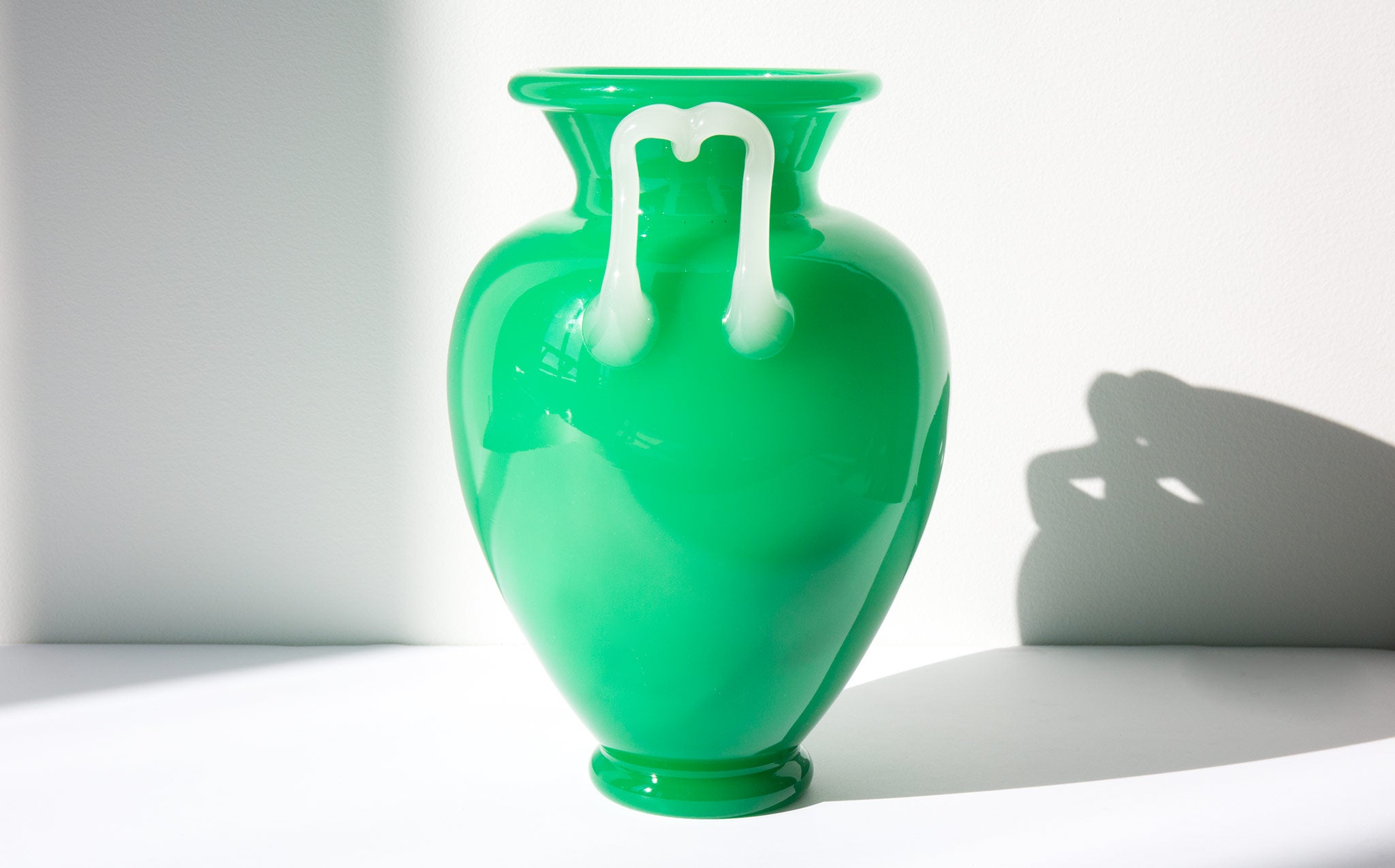 Steuben Double Handle Urn Vase