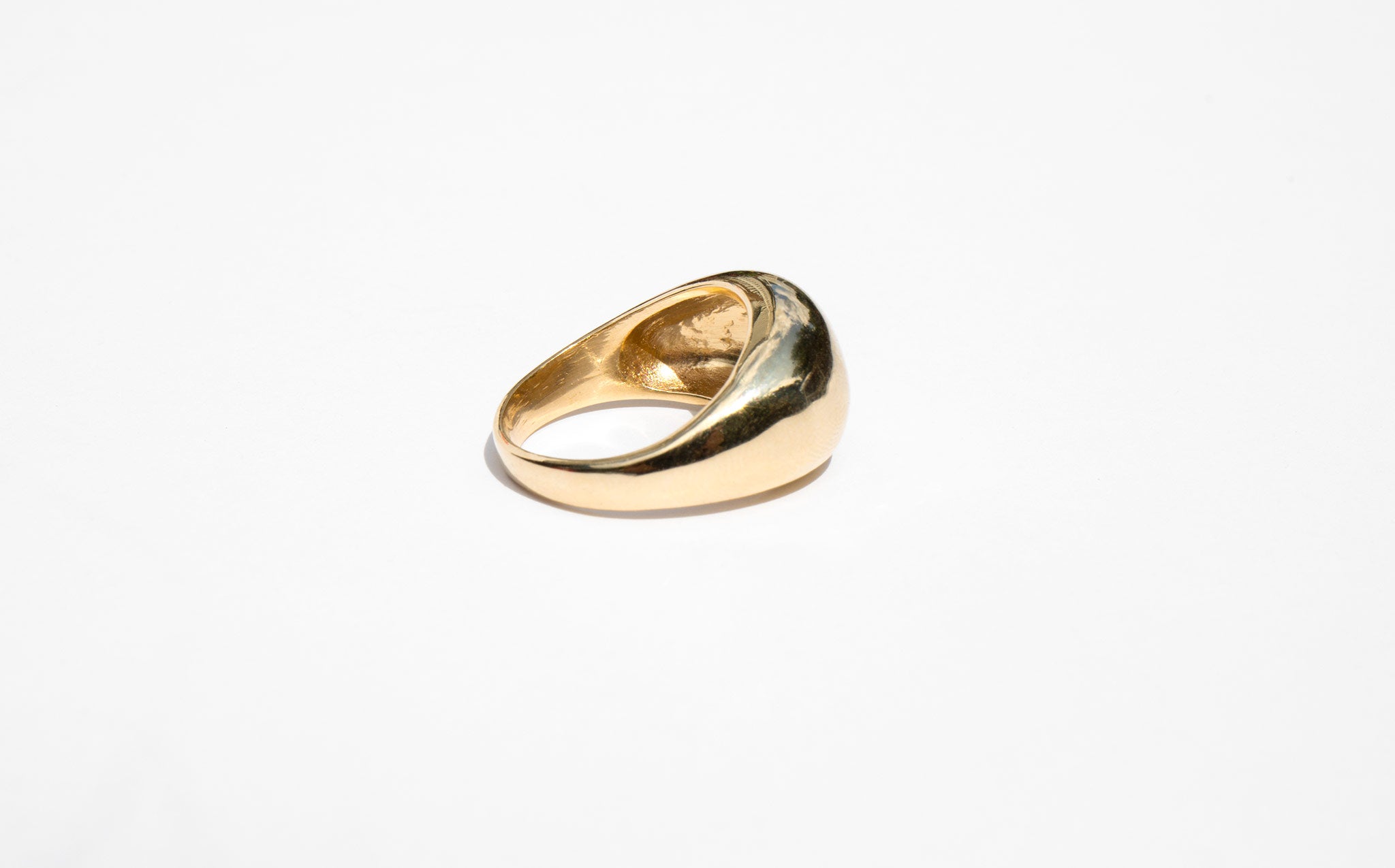 Vaulted Gold Ring