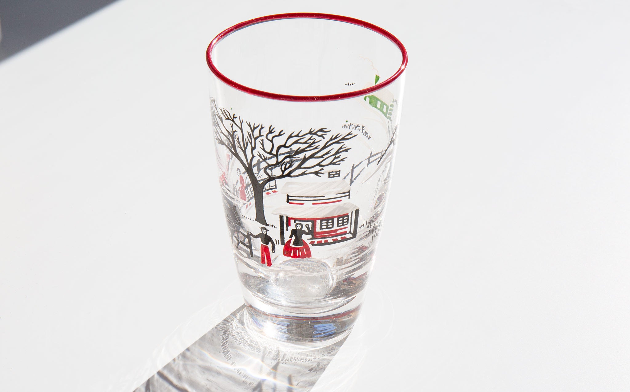 Currier and Ives Glasses