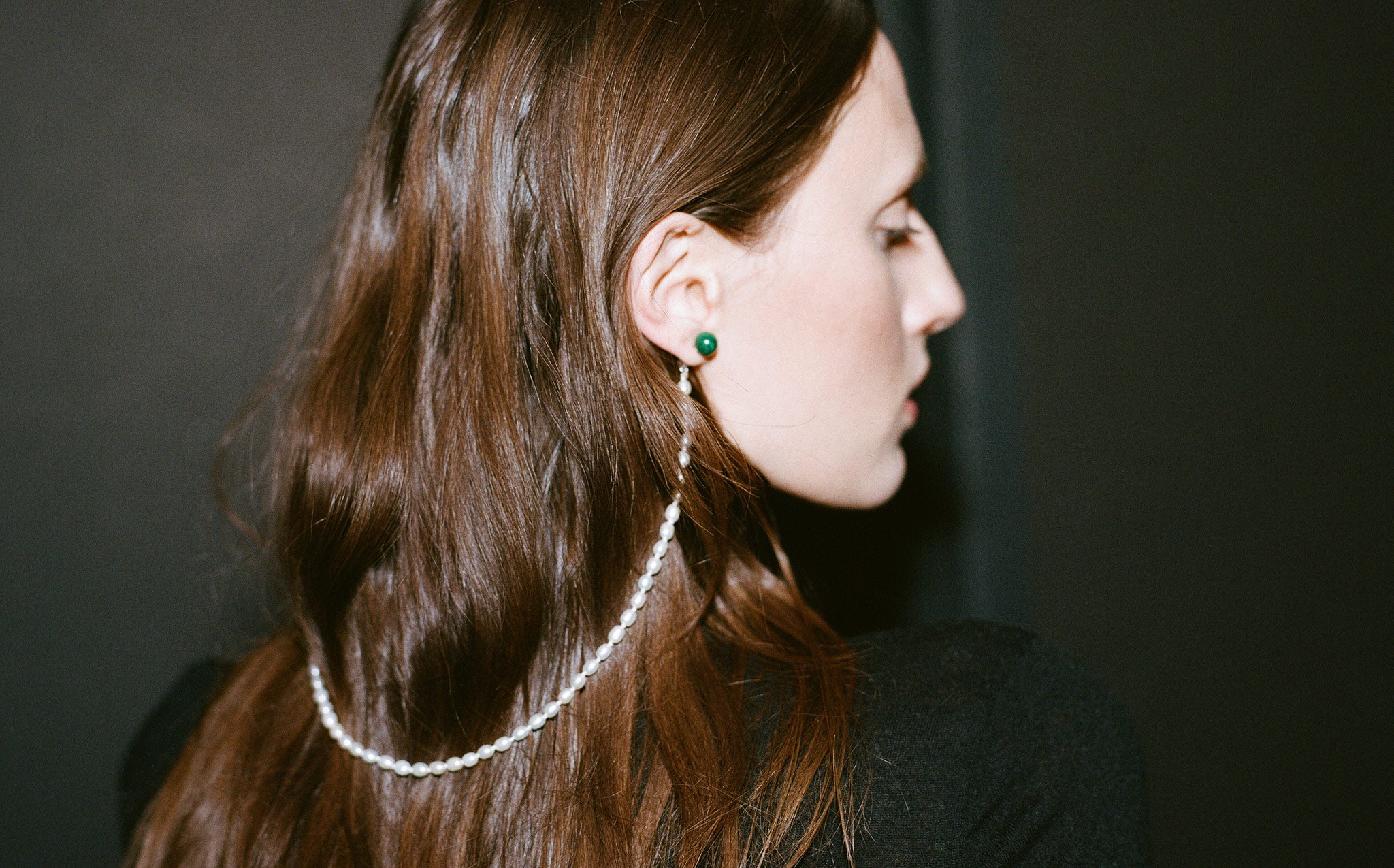 Malachite Cloak Earrings