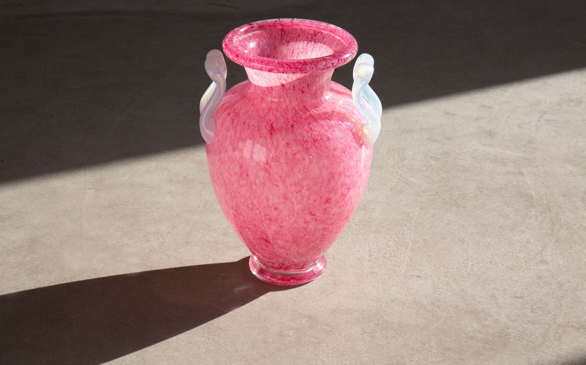Steuben Rose Cluthra Urn Vase