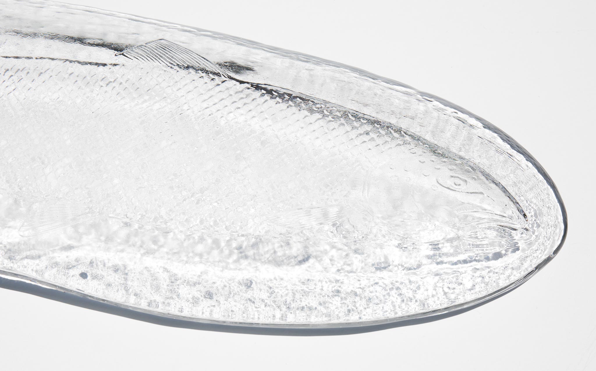 Waved Glass Fish Platter