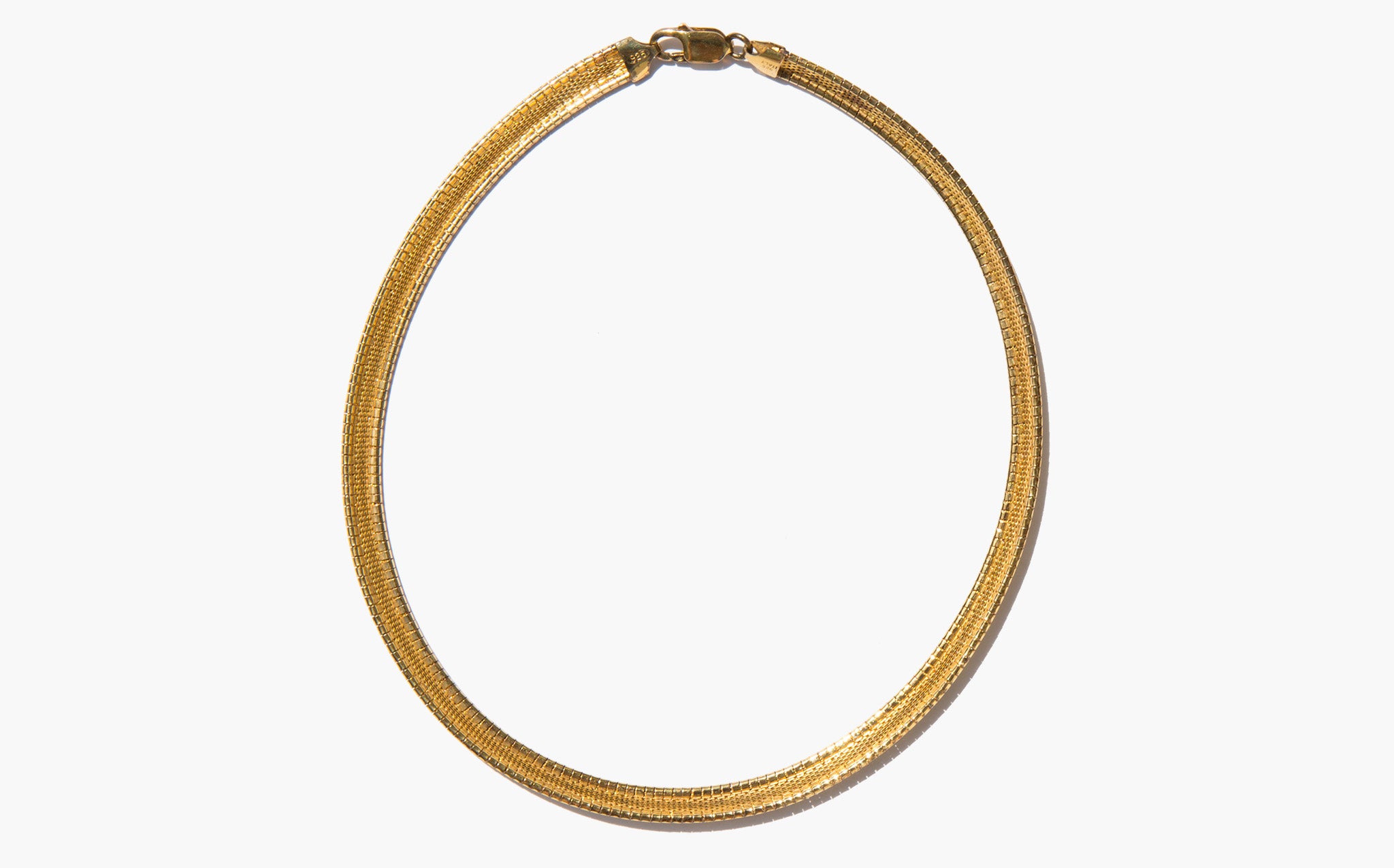 Sterling Mesh Collar Necklace