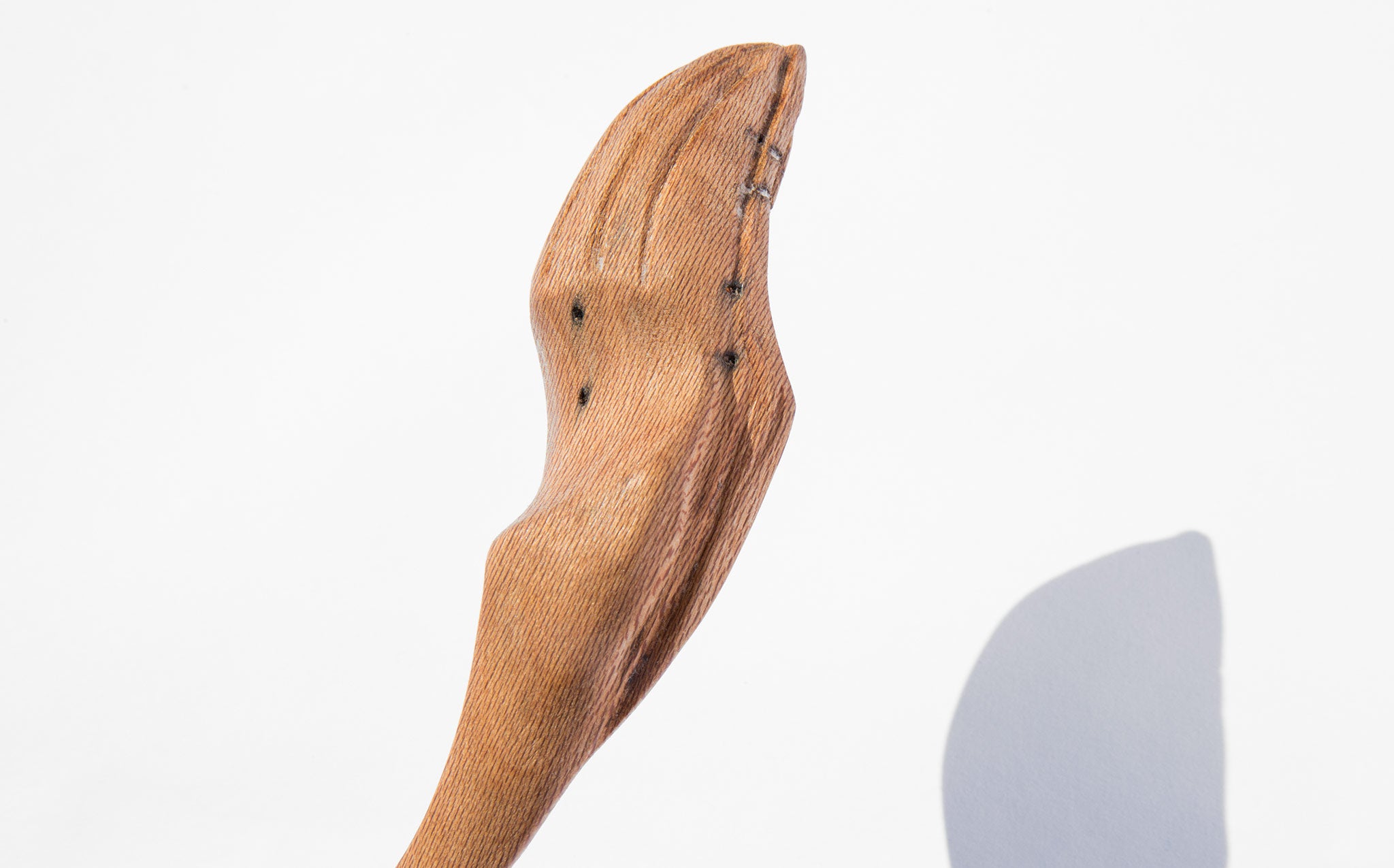 Hand Carved Chicken Foot Serving Fork