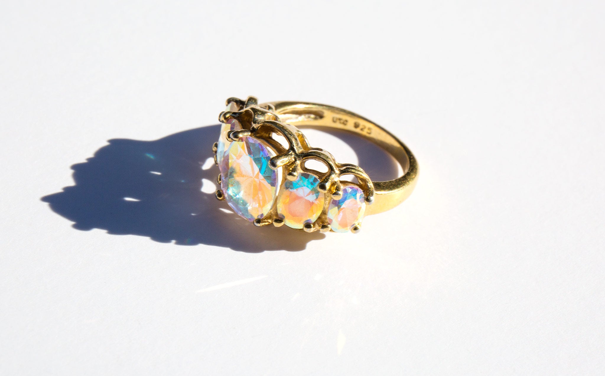 Iridescent Cocktail Ring