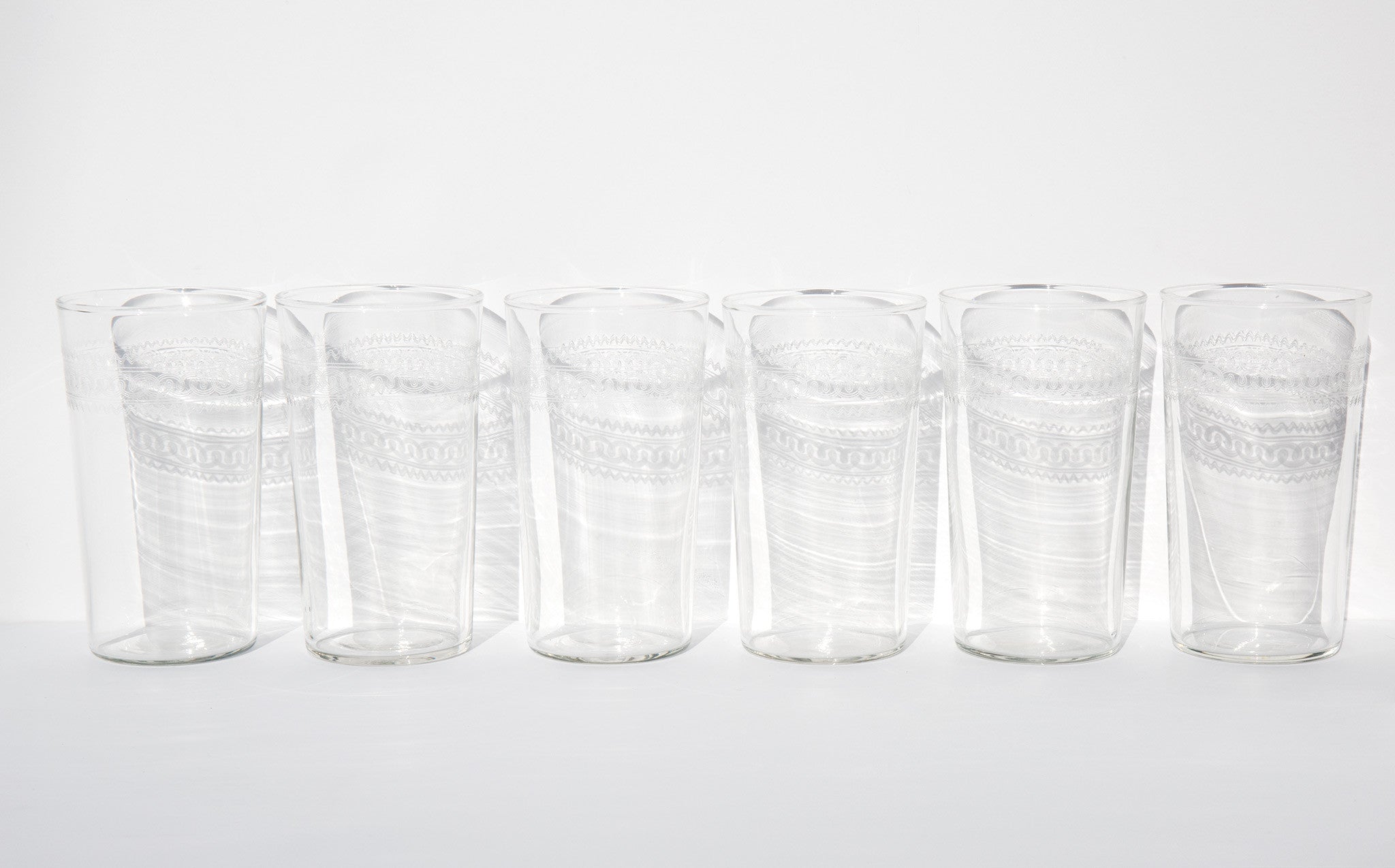Etched Water Tumblers