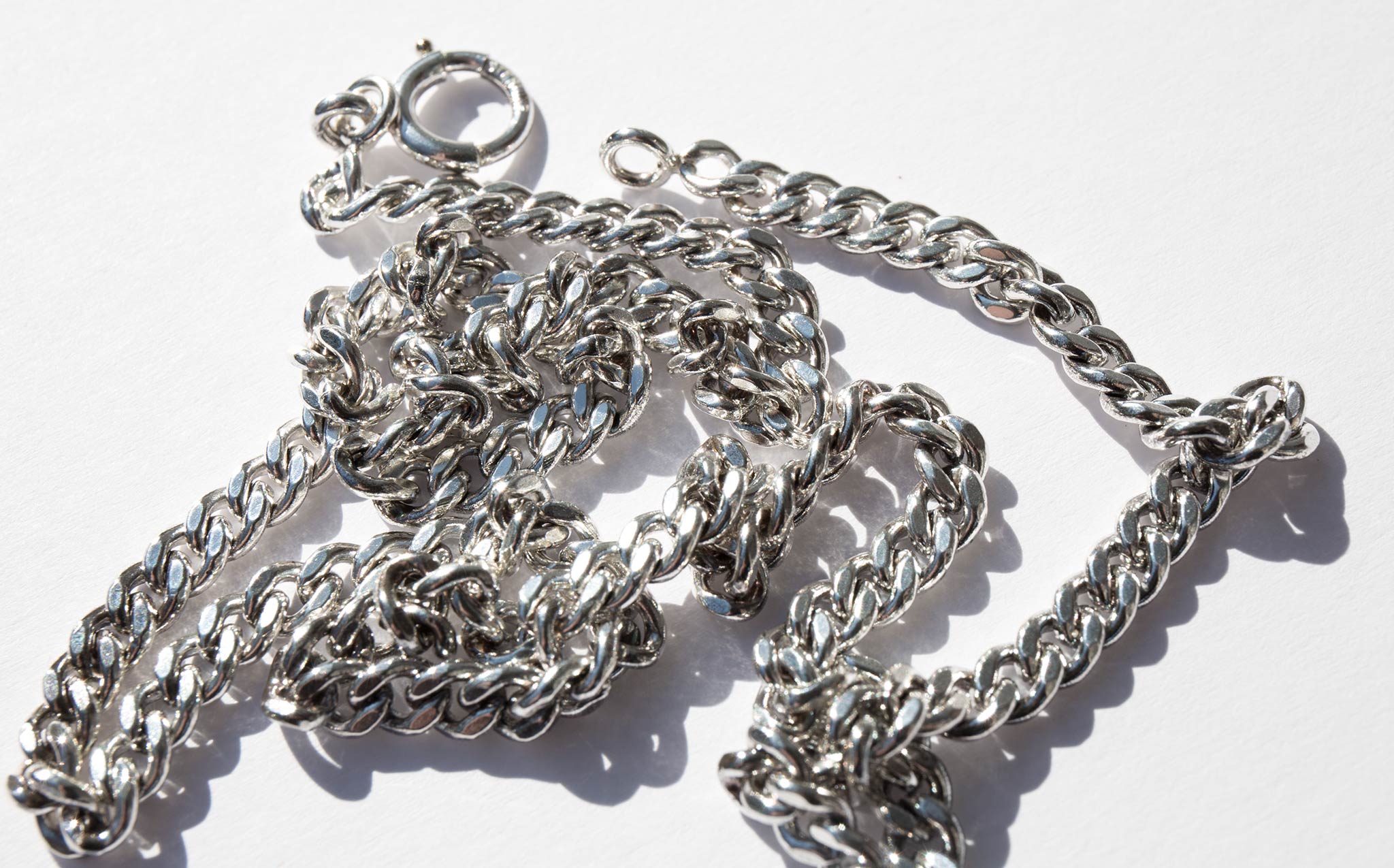Sterling Silver Link Wrap Around Bracelet