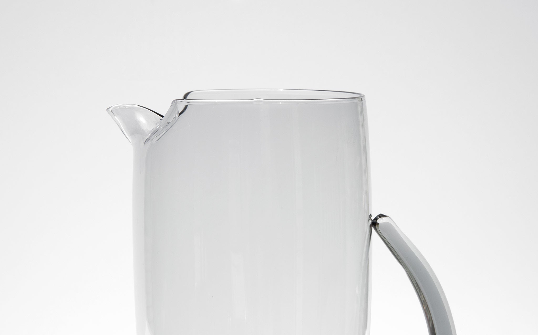 Smoke Glass Pitcher