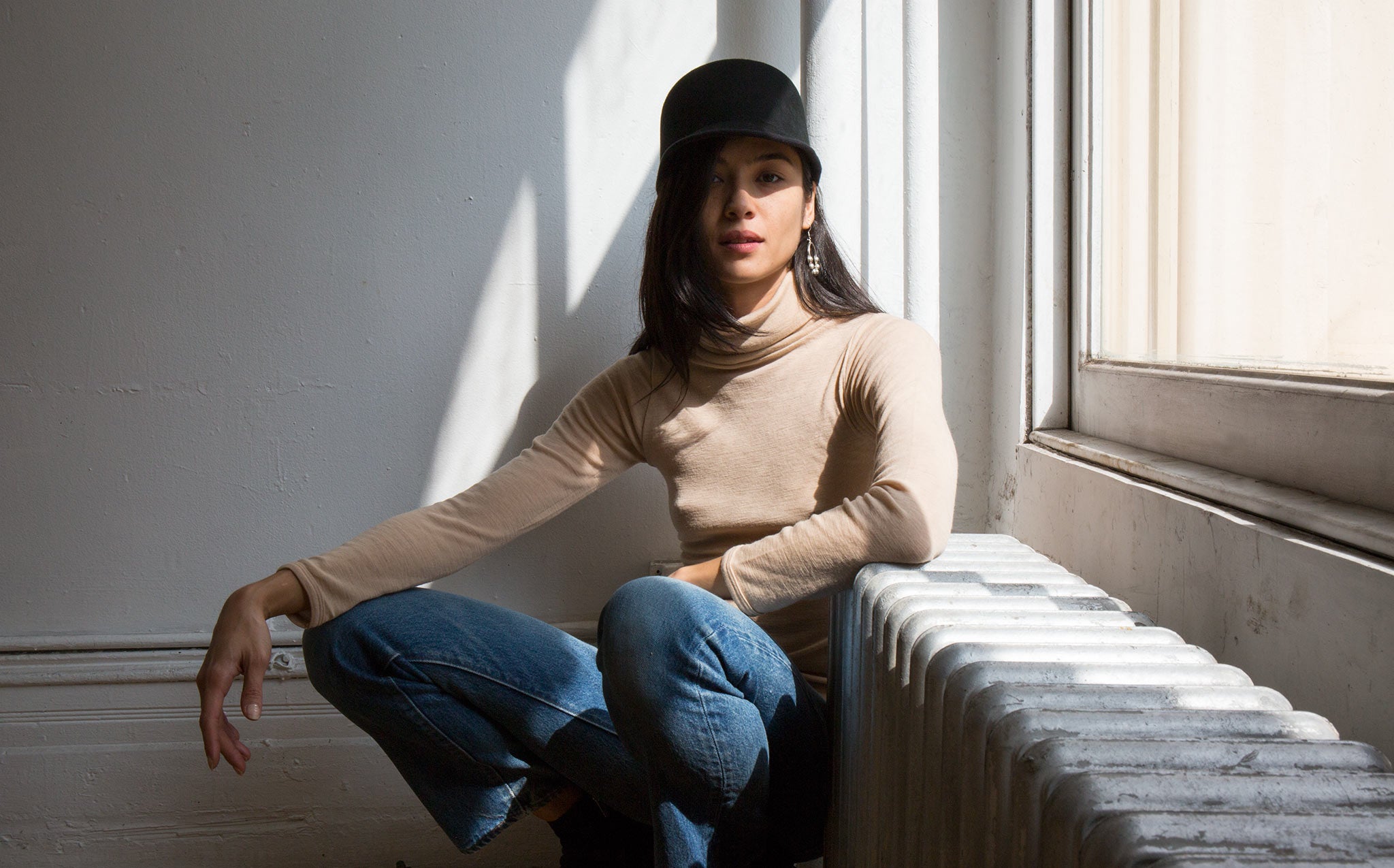 Clyde Black Wool Conductor Hat Kindred Black