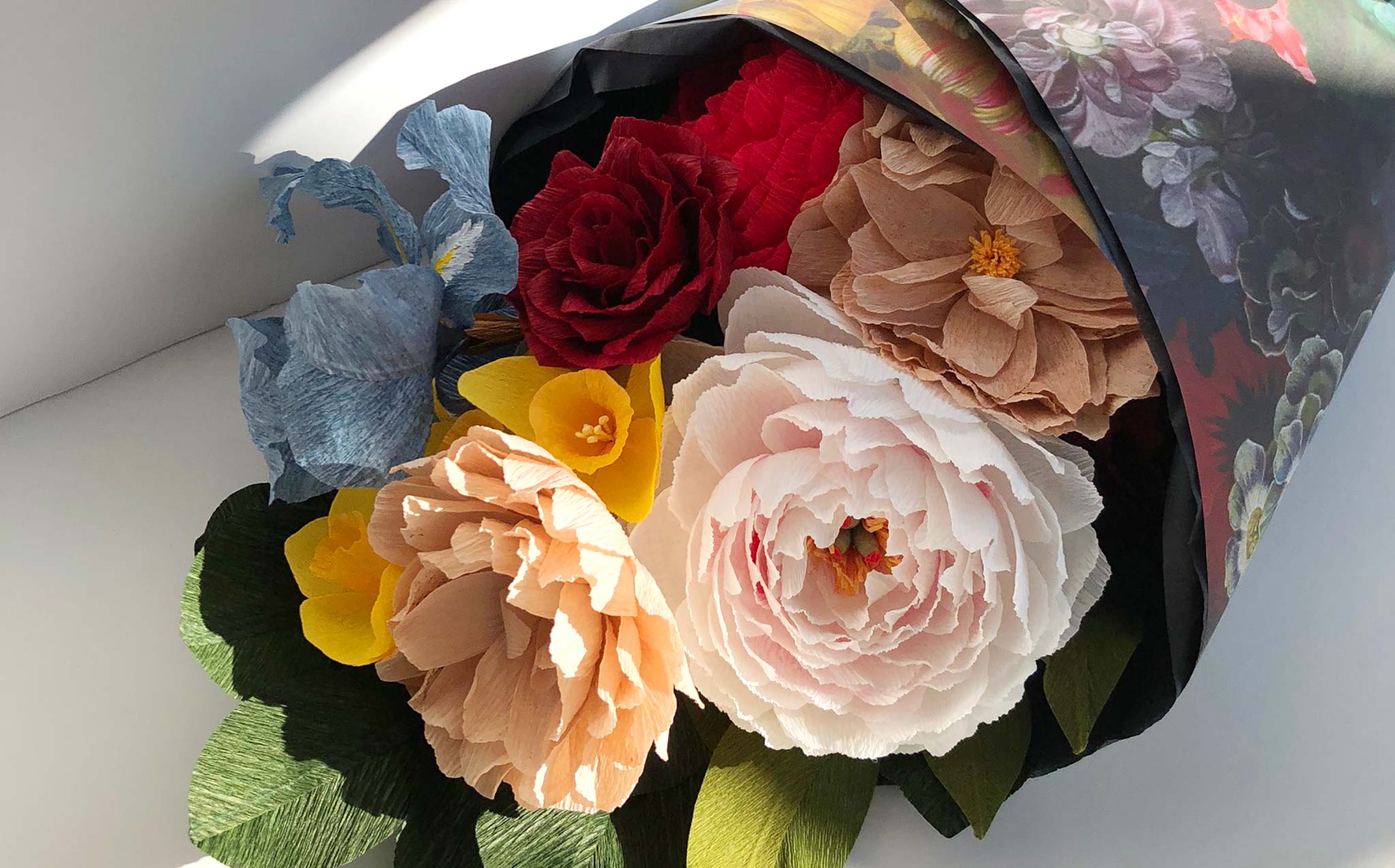 Handmade and Naturally Dyed Floral Arrangement