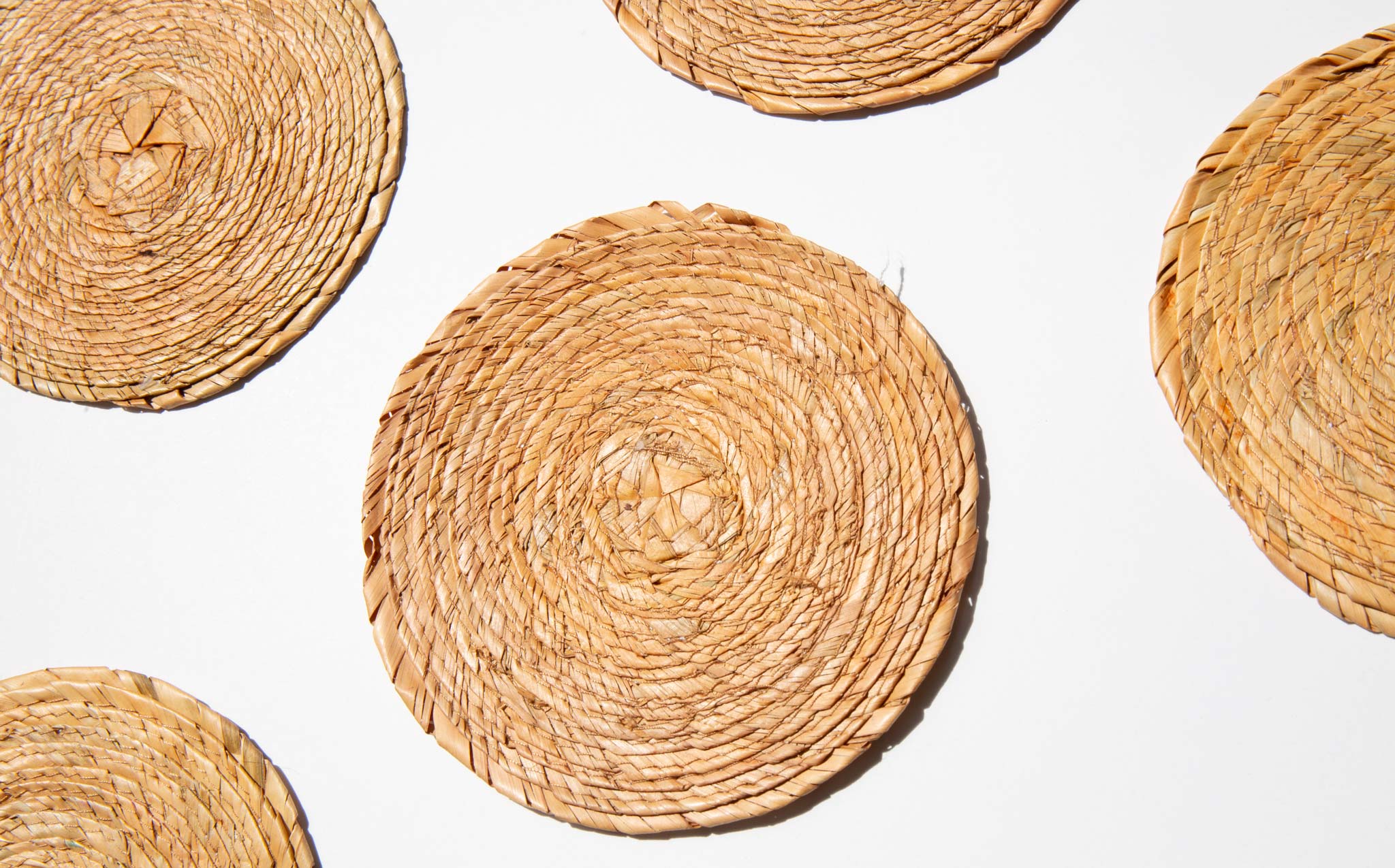 Handwoven Palm Coasters