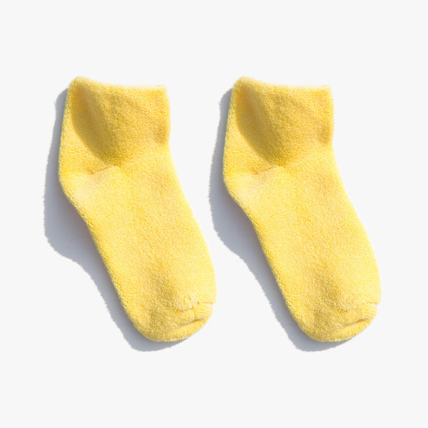 Baserange Boat Yellow Buckle Ankle Socks