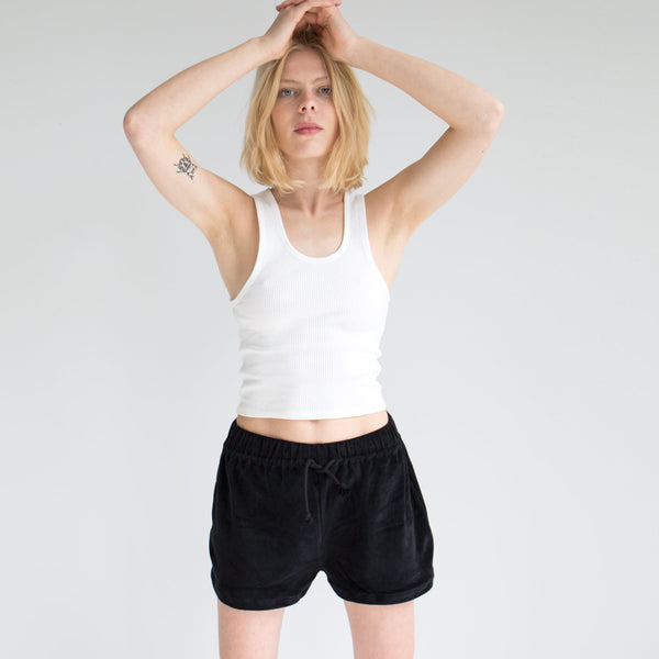 Baserange Black Delphie Shorts