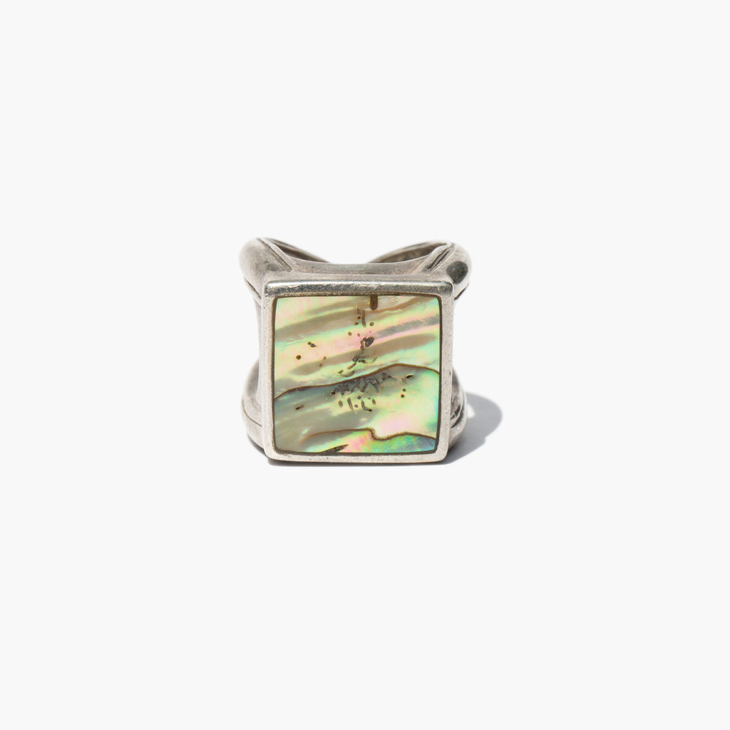 Sculptural Abalone Ring