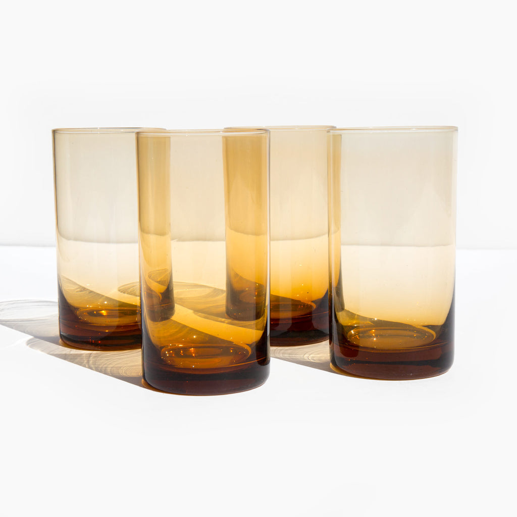 Translucent Amber Glasses