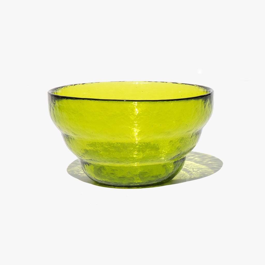 Blenko Avocado Glass Bowl