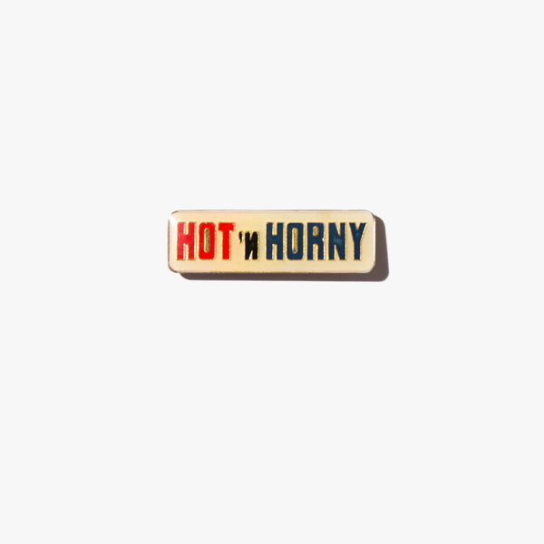 Hot N' Horny Vintage Pin