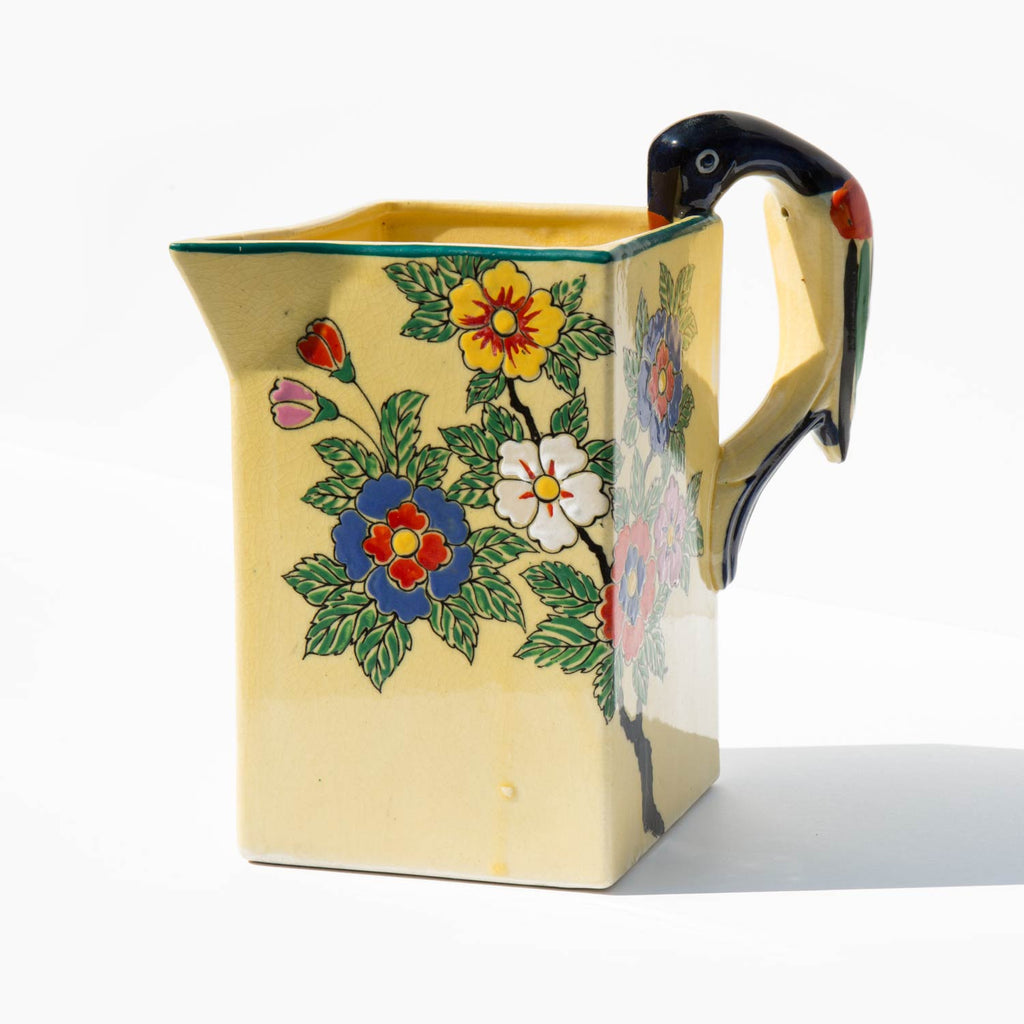 Painted Japanese Pitcher