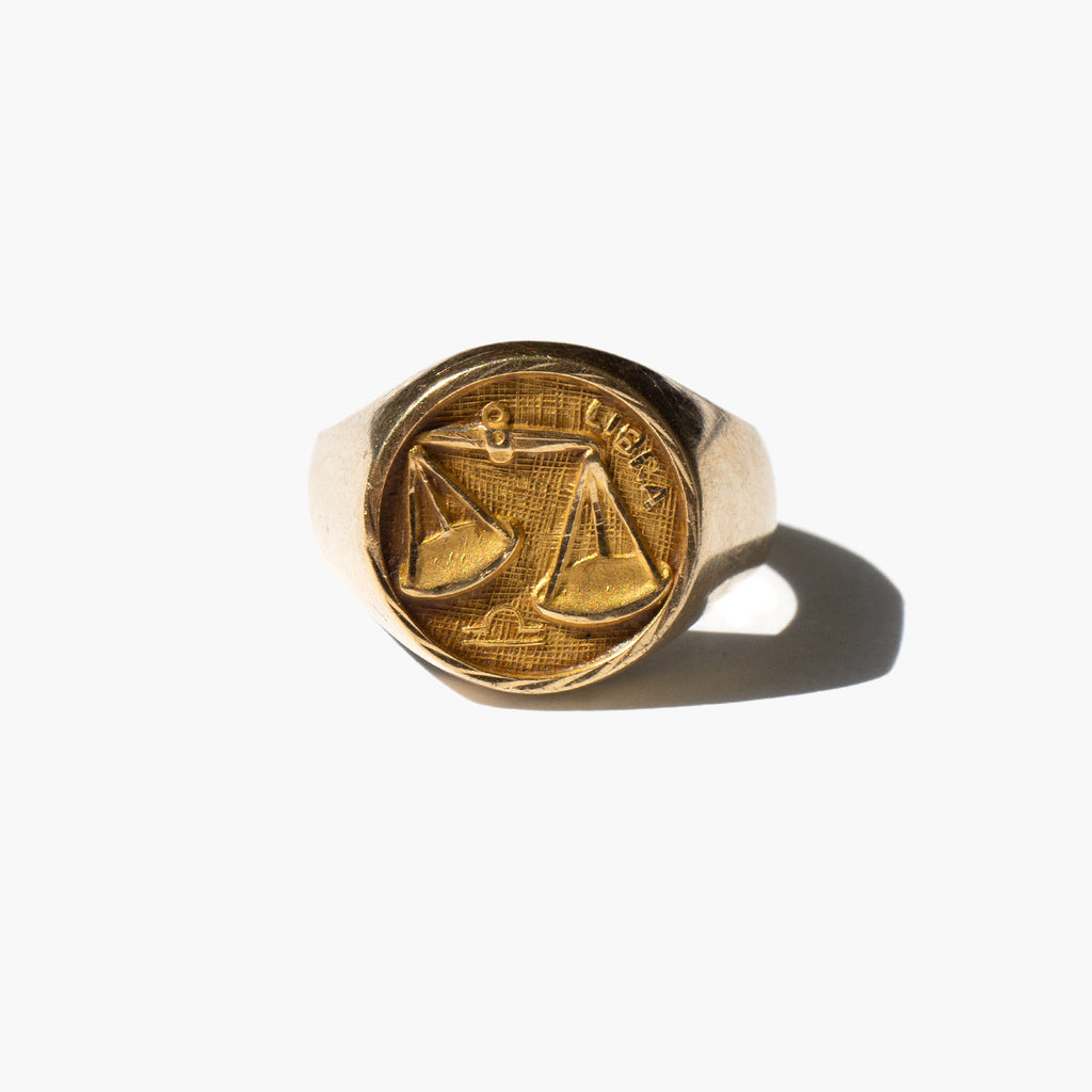 Libra Zodiac Ring