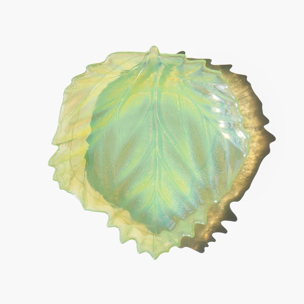 Orchardleigh Glass Leaf Plate