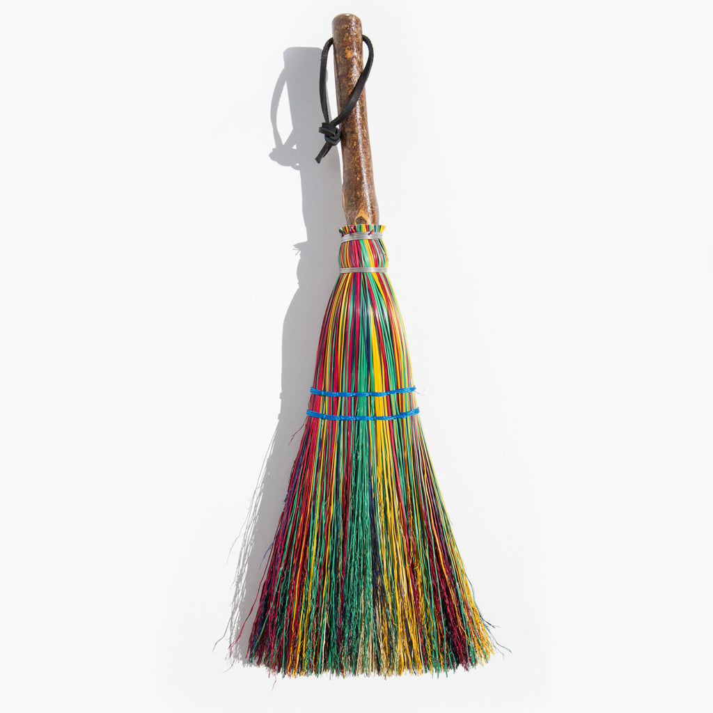 Hockaday Handmade Rainbow Hearth Broom