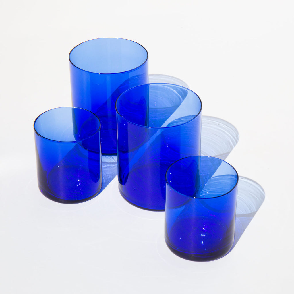 Cobalt Glass Set