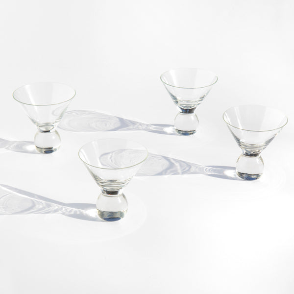 Mid Century Martini Glasses