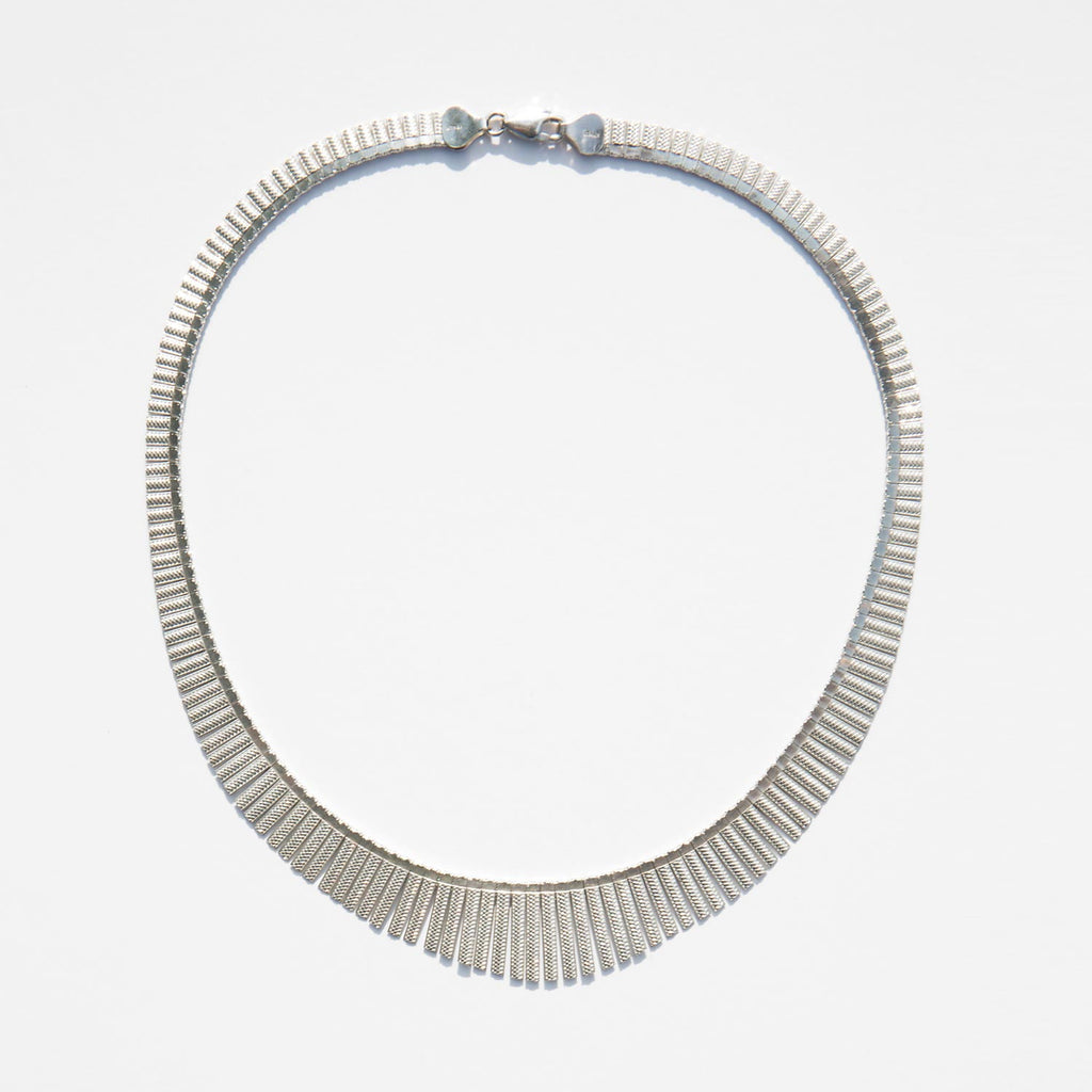 Sterling Silver Fringe Collar