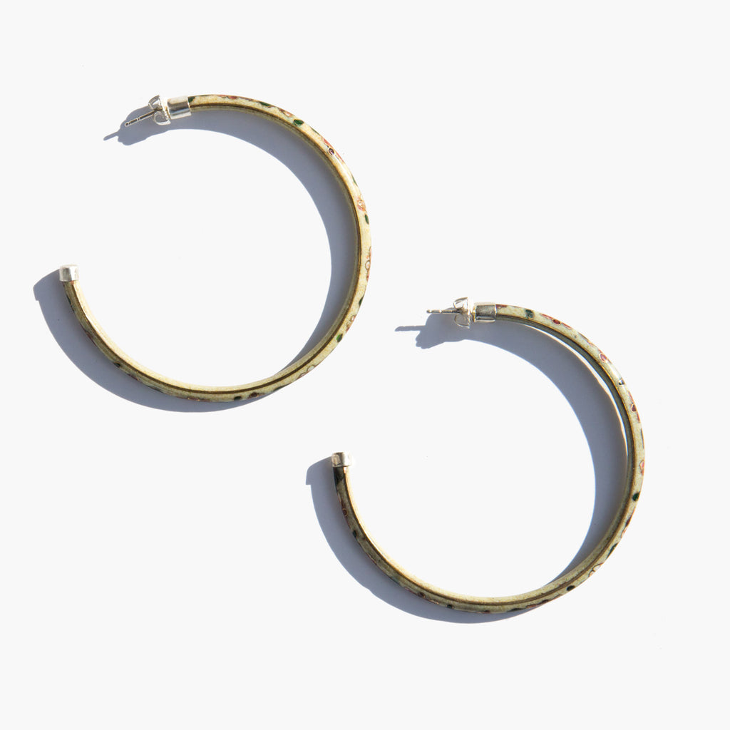 Pearl Falize Hoops