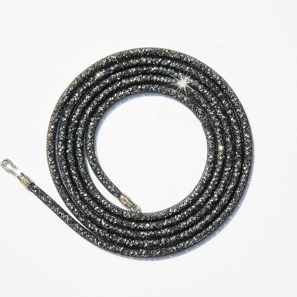 Peppercotton Gunmetal Thread Strand Necklace