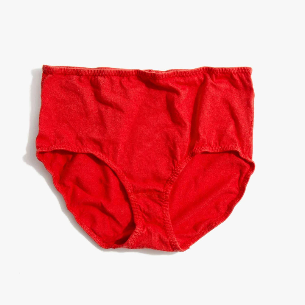 Pansy Red High Rise Panty