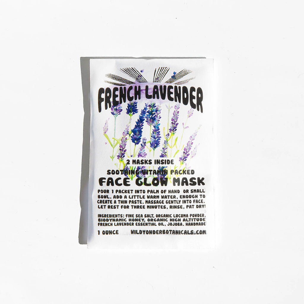 French Lavender Face Glow Mask
